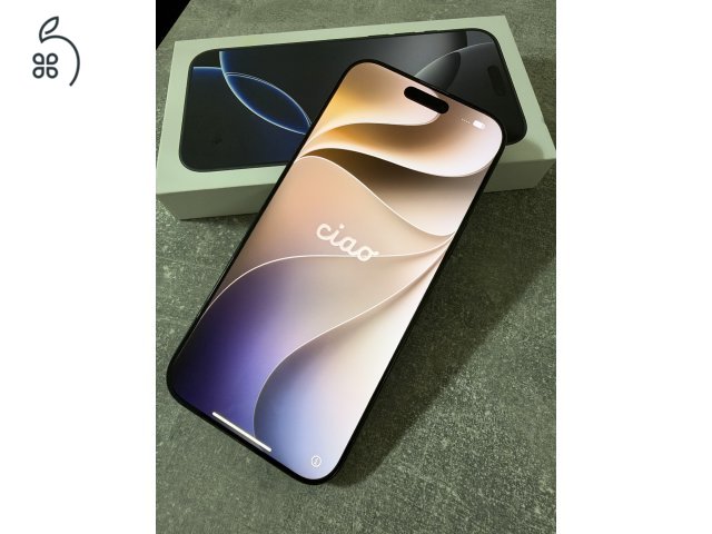 Iphone 16 Pro max fekete 256 GB 94% akksi