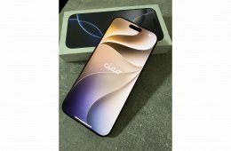 Iphone 16 Pro max fekete 256 GB 94% akksi