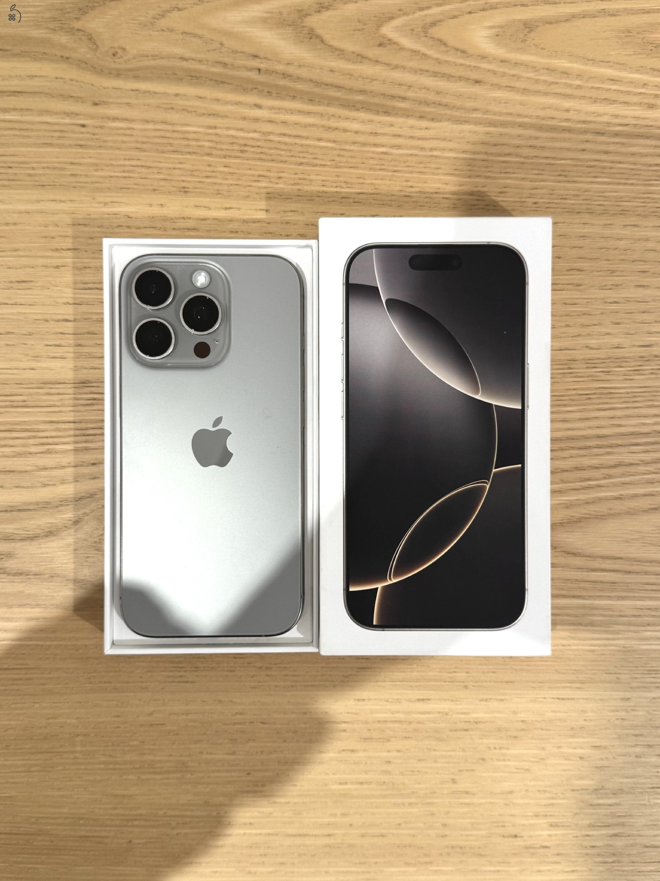 iPhone 16 Pro – 128GB – Natural Titanium – 90% Akkumulátor