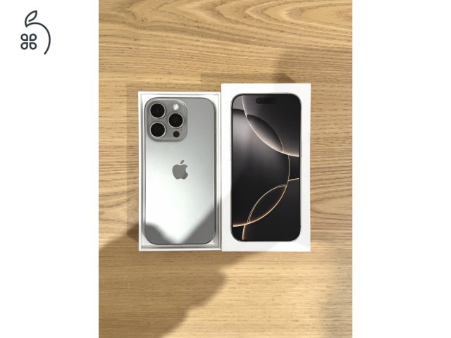 iPhone 16 Pro – 128GB – Natural Titanium – 90% Akkumulátor