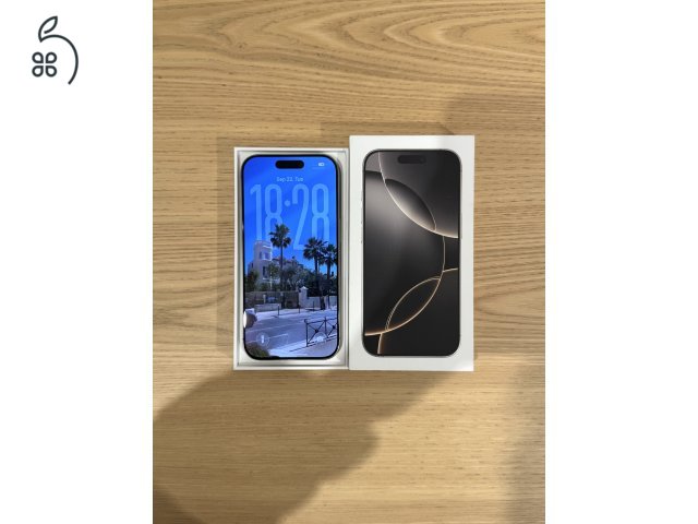 iPhone 16 Pro – 128GB – Natural Titanium – 90% Akkumulátor