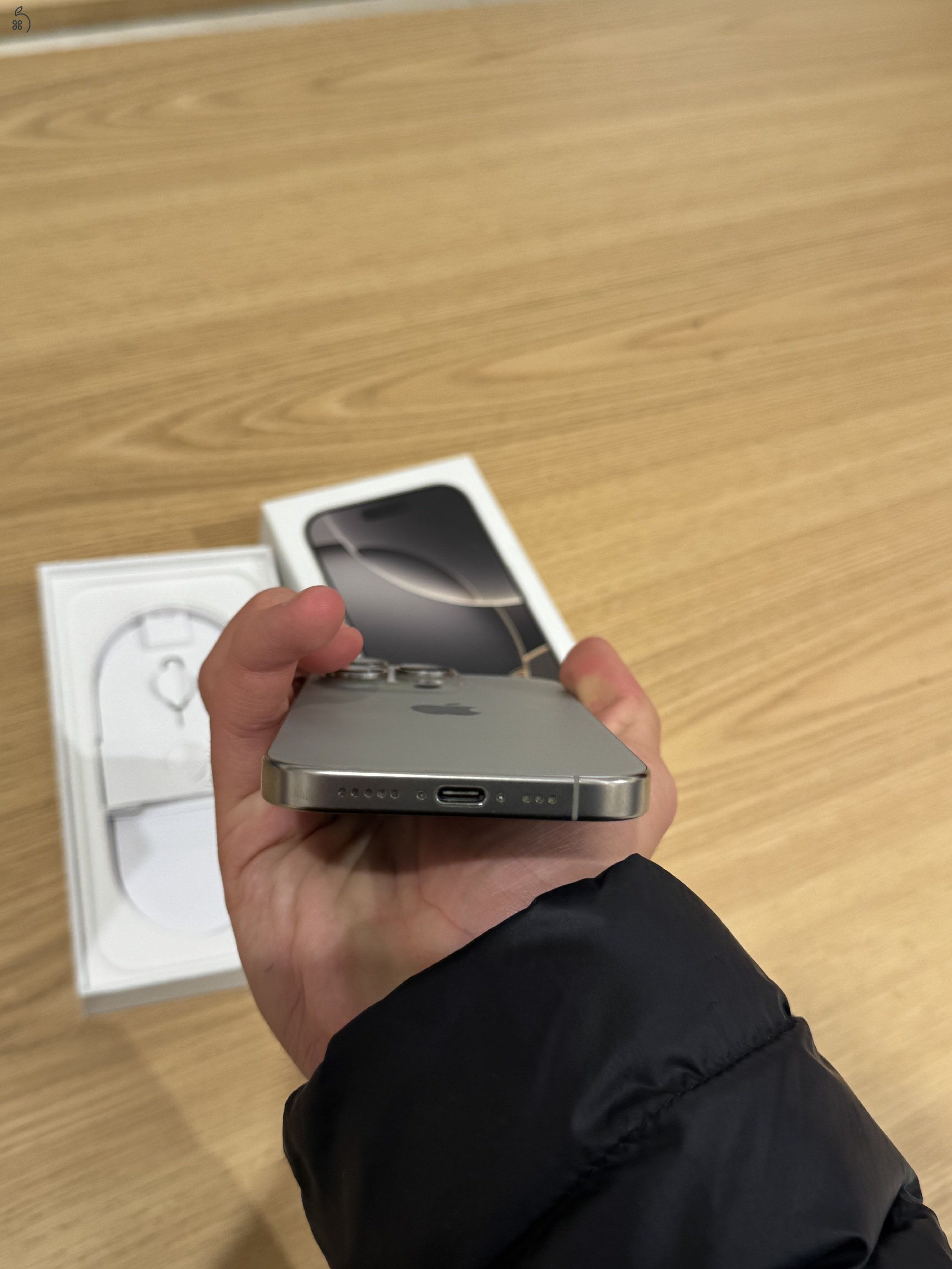 iPhone 16 Pro – 128GB – Natural Titanium – 90% Akkumulátor