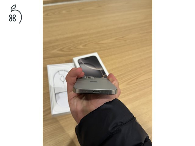 iPhone 16 Pro – 128GB – Natural Titanium – 90% Akkumulátor