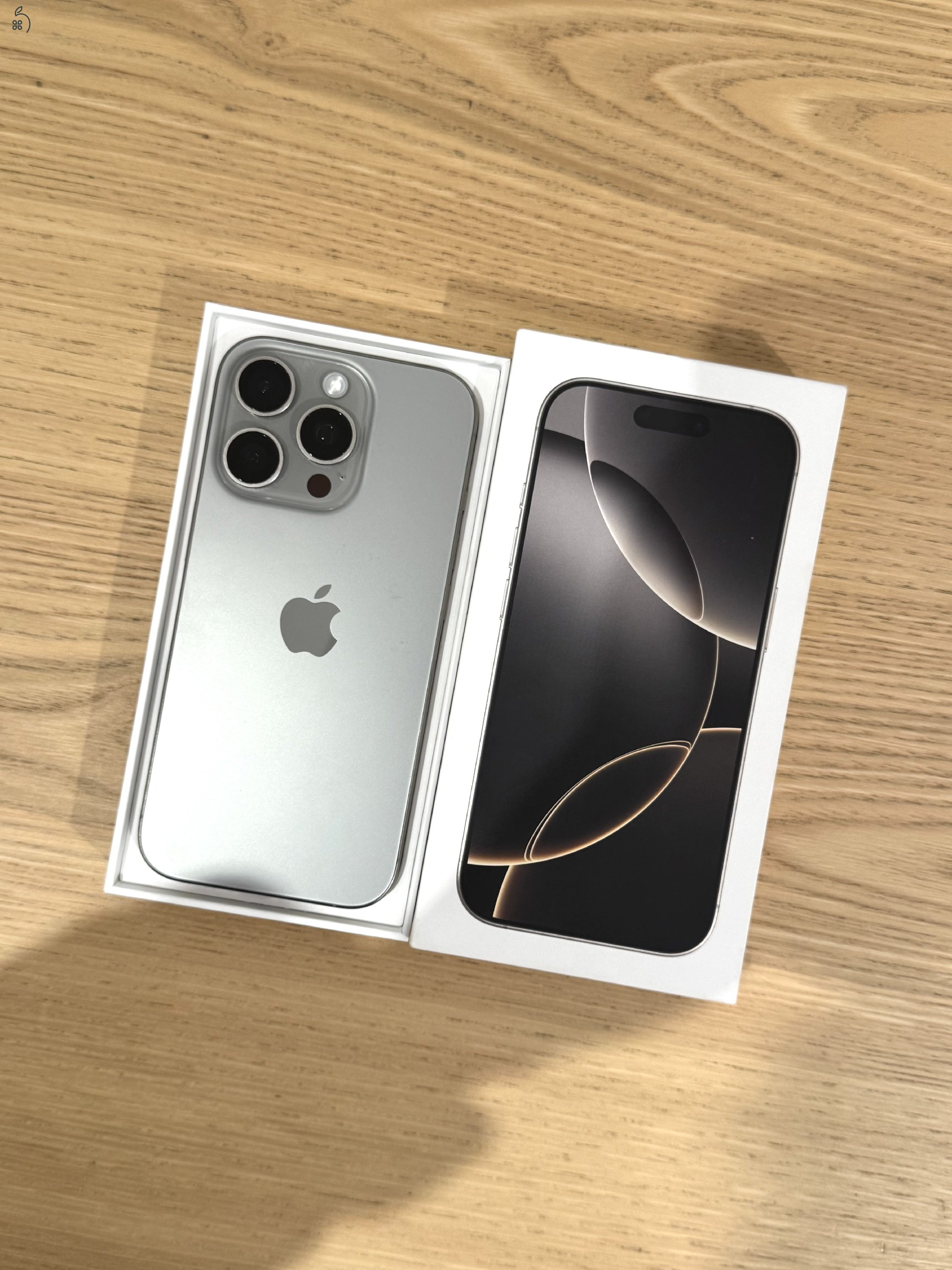 iPhone 16 Pro – 128GB – Natural Titanium – 90% Akkumulátor