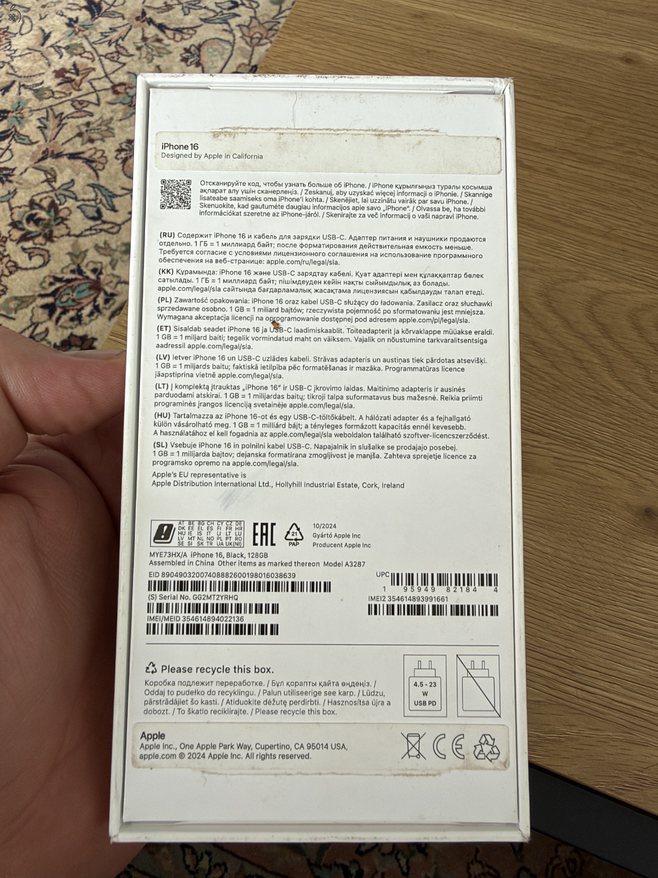 Apple Iphone 16 128gb