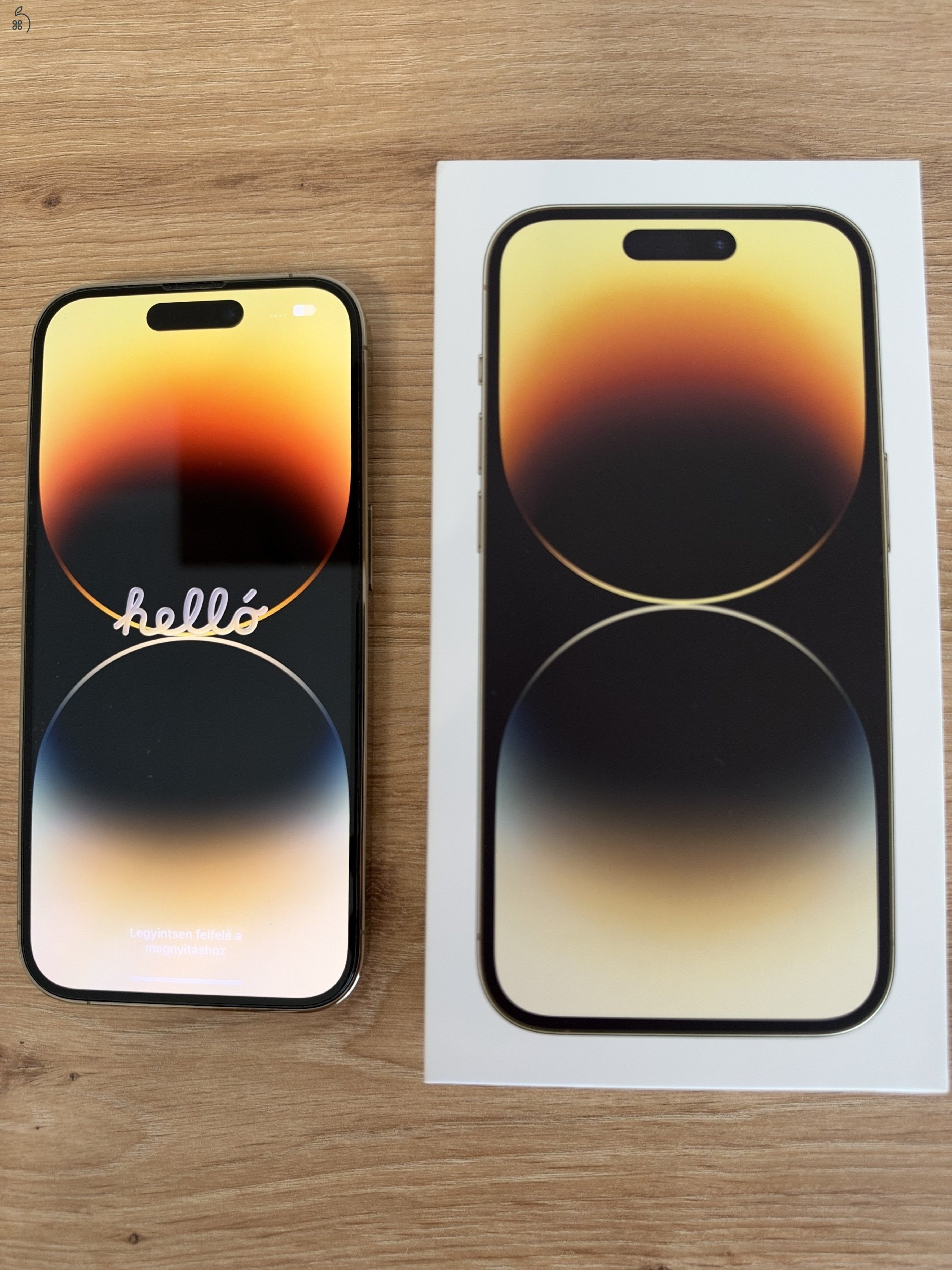 iPhone 14 Pro Arany - 128GB Kitűnő állapot 