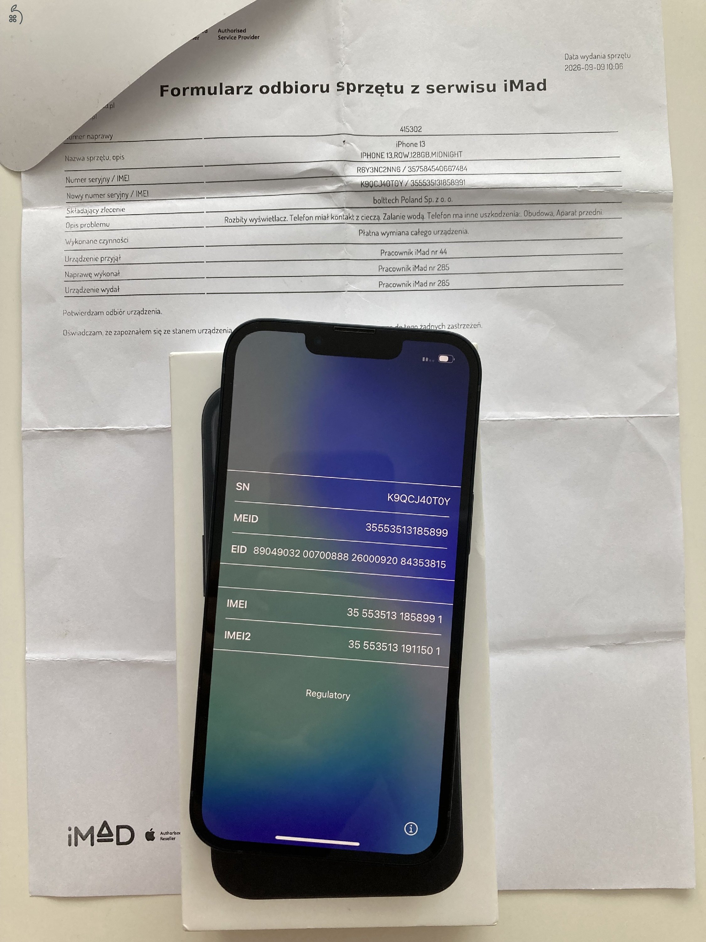 iPhone 13 128GB Új! Aktiválatlan!