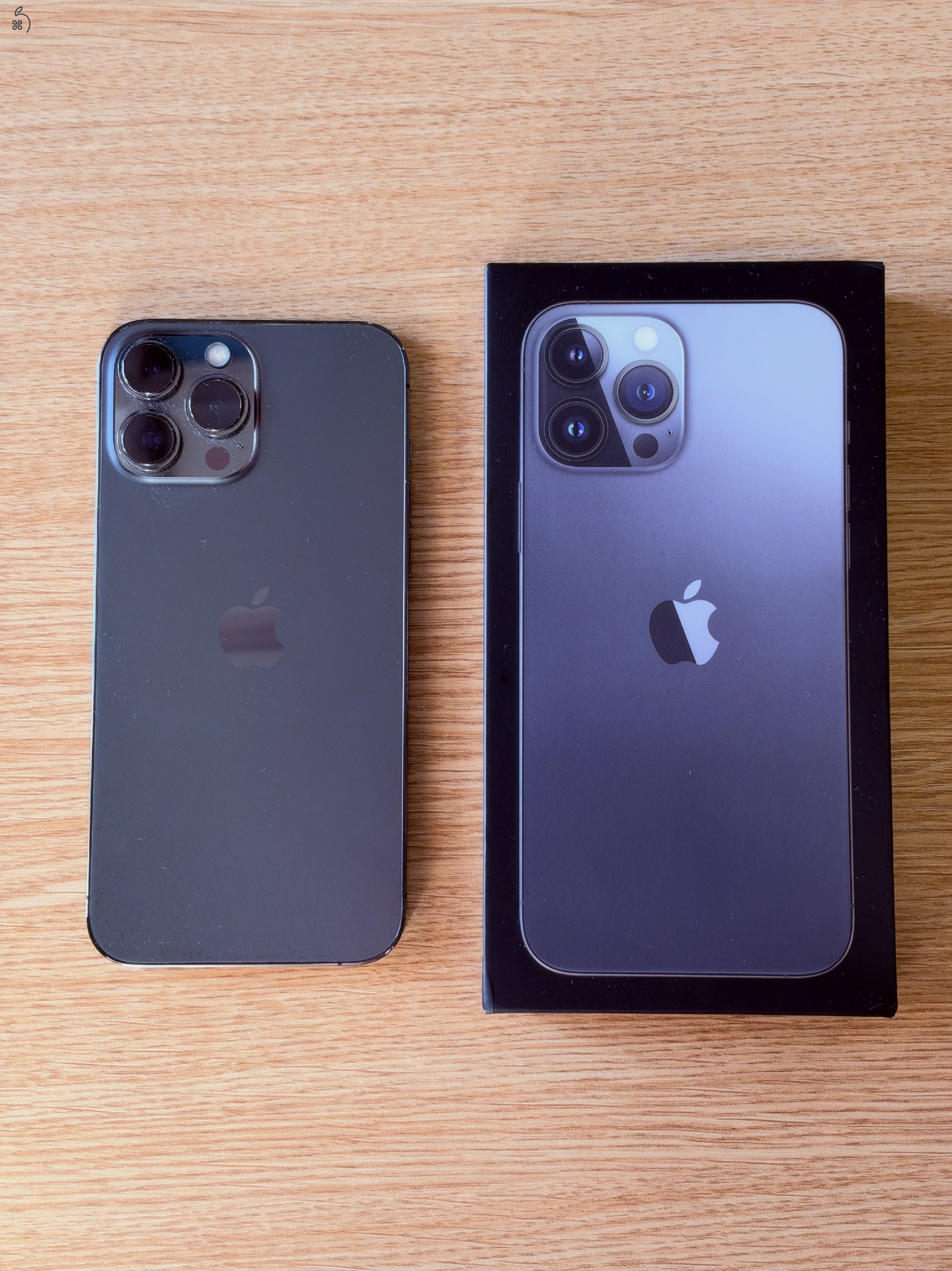 Eladó Apple iPhone 13 Pro Max 128GB Graphite – megkímélt állapot, 78% akku