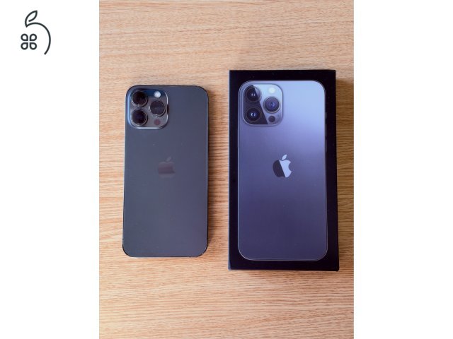 Eladó Apple iPhone 13 Pro Max 128GB Graphite – megkímélt állapot, 78% akku