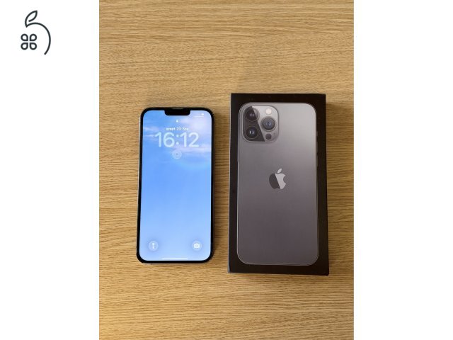 Eladó Apple iPhone 13 Pro Max 128GB Graphite – megkímélt állapot, 78% akku
