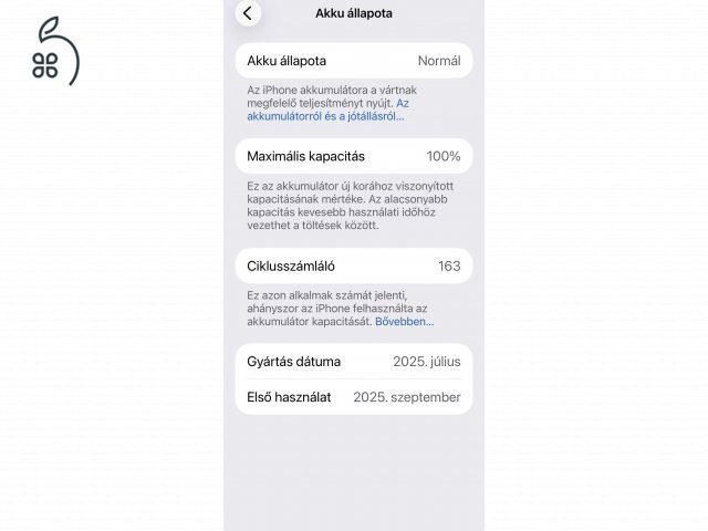 iPhone 17 Pro Max 512 GB, Apple.hu vásárlás, még 2 év gari 