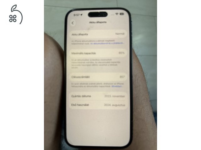 Apple iPhone 15 pro 256GB Blue Titanium