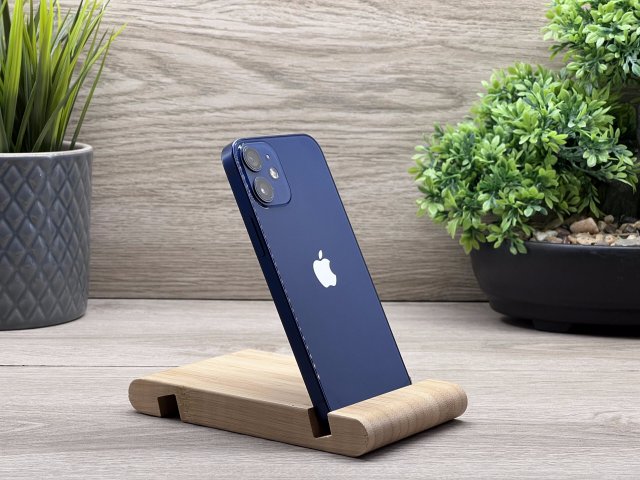 iPhone 12 Mini Blue 64GB 2 ÉV Garanciával Számlával Aksi 100%