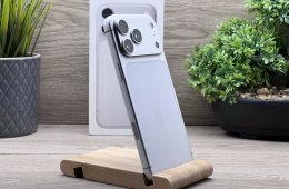 Hibátlan iPhone 17 Pro Max Silver 512GB 2 ÉV Garanciával 93%