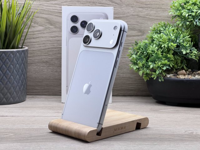 Hibátlan iPhone 17 Pro Max Silver 512GB 2 ÉV Garanciával 93%