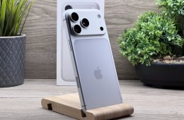 Hibátlan iPhone 17 Pro Max Silver 512GB 2 ÉV Garanciával 93%