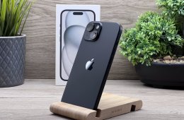 iPhone 15 Black 128GB 2 ÉV Garanciával 100%