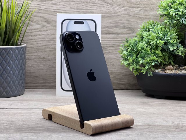 iPhone 15 Black 128GB 2 ÉV Garanciával 100%