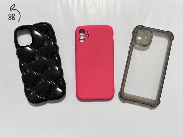 Iphone 11 + doboz + telefontokok