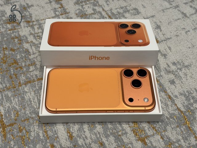 iPhone 17 Pro 512GB Kozmosznarancs, független, 97% akku, Apple garanciával 2028-ig