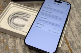  iPhone 17 Pro 512GB mélykék színű, független, 98% akku, Apple garanciával 2028-ig
