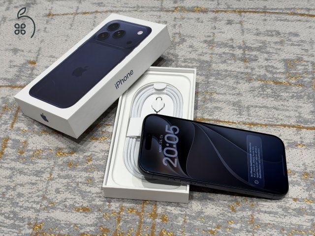  iPhone 17 Pro 512GB mélykék színű, független, 98% akku, Apple garanciával 2028-ig