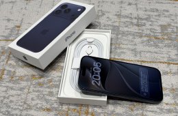  iPhone 17 Pro 512GB mélykék színű, független, 98% akku, Apple garanciával 2028-ig
