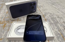  iPhone 17 Pro 512GB mélykék színű, független, 98% akku, Apple garanciával 2028-ig