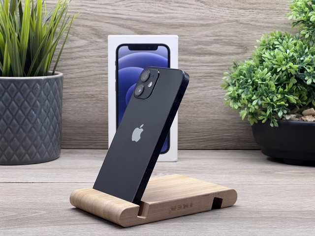 iPhone 12 Mini Black 64GB 2 ÉV Garanciával Számlával Aksi 100%