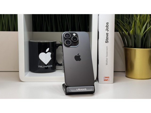 iPhone 15 Pro, 128GB, Fekete, Független - Garancia, Számla, Fekete, Számla, 2 Év Garancia
