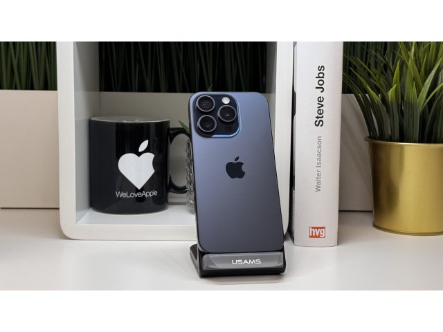 iPhone 15 Pro, 256GB, Kék, Független - Garancia, Számla, Kék, Számla, 2 Év Garancia