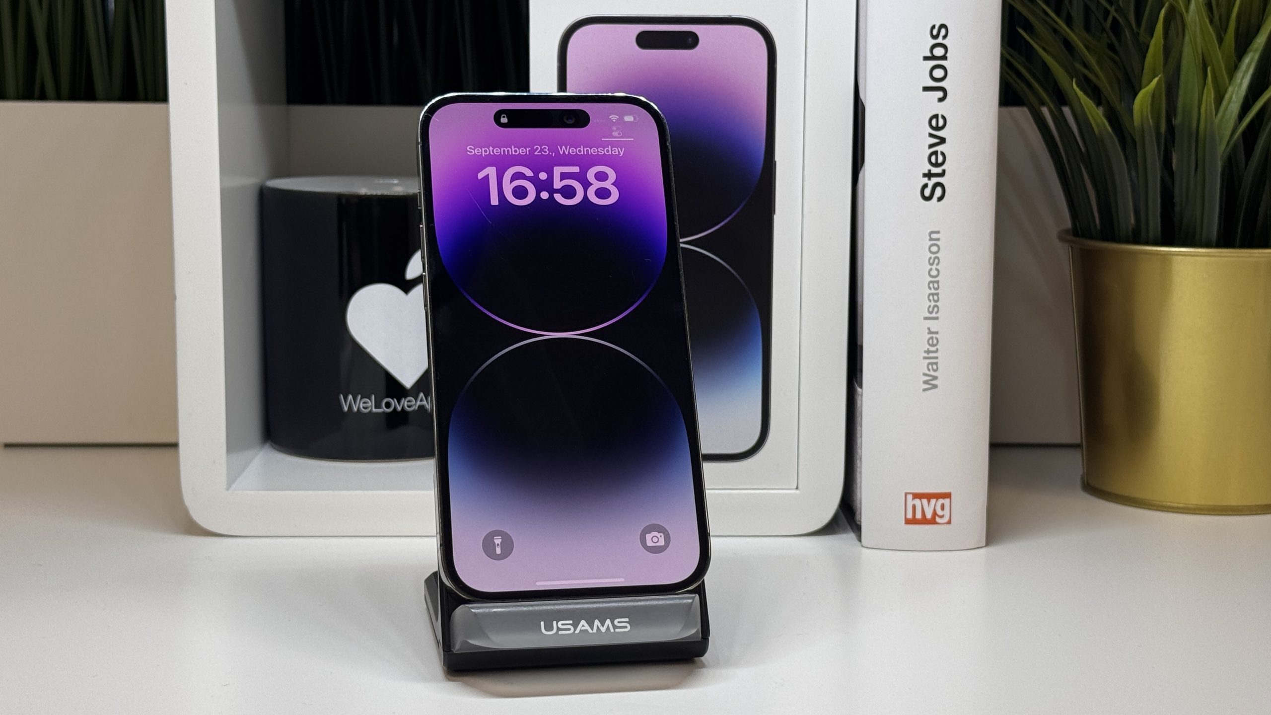 iPhone 14 Pro, 128GB, Lila, Független - Garancia, Számla, Lila, Számla, 2 Év Garancia