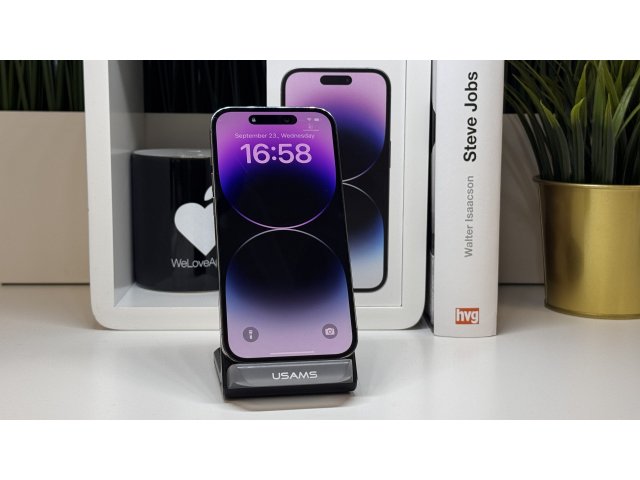 iPhone 14 Pro, 128GB, Lila, Független - Garancia, Számla, Lila, Számla, 2 Év Garancia