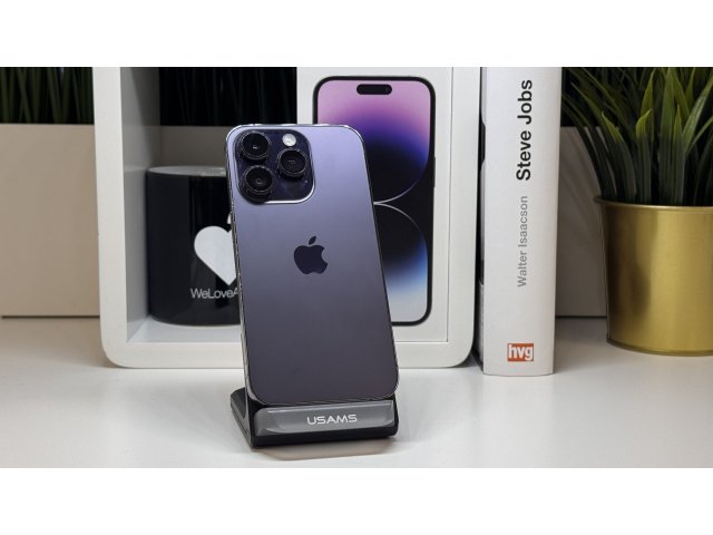 iPhone 14 Pro, 128GB, Lila, Független - Garancia, Számla, Lila, Számla, 2 Év Garancia