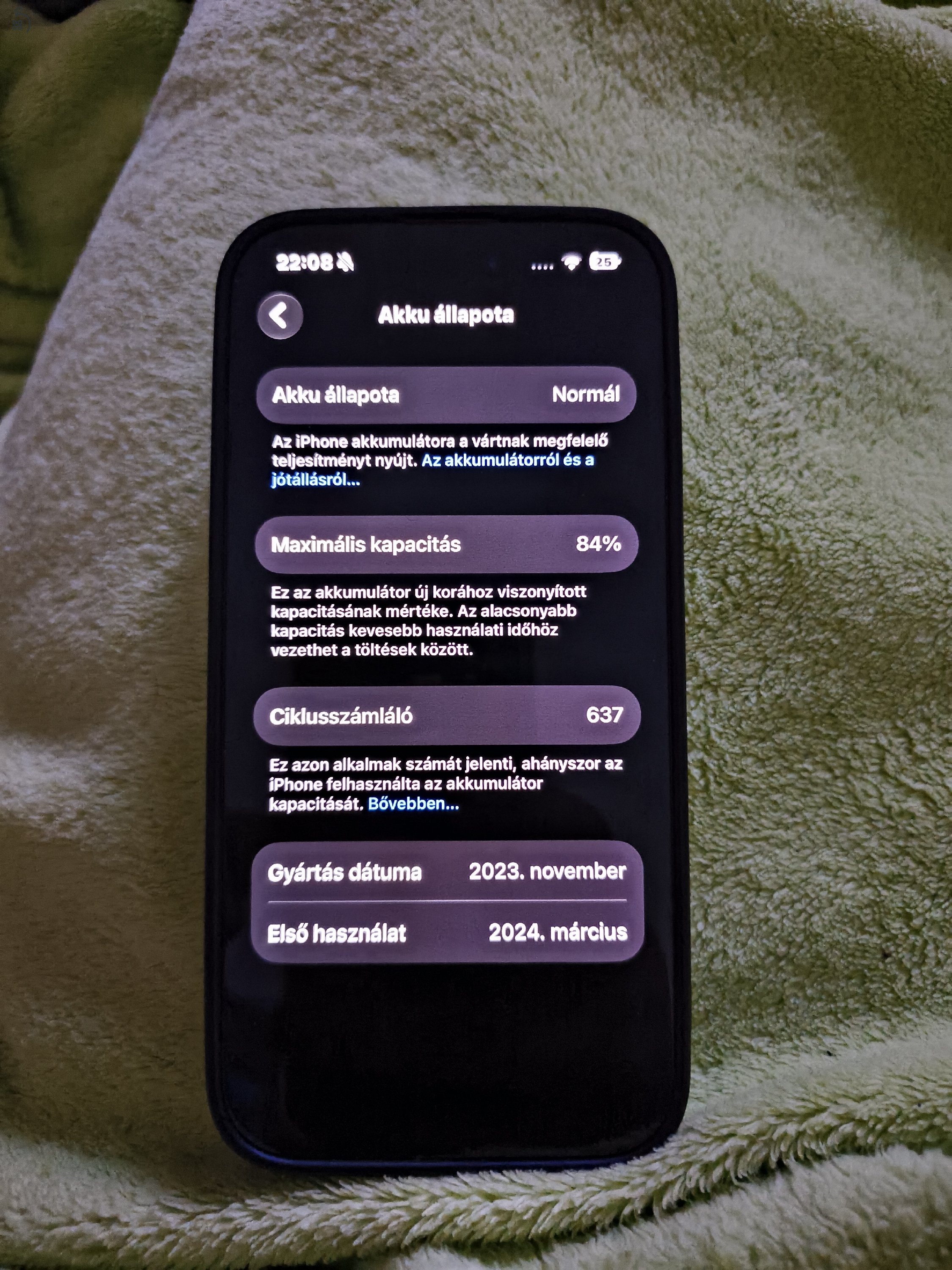 megkímélt iPhone 15 Pro