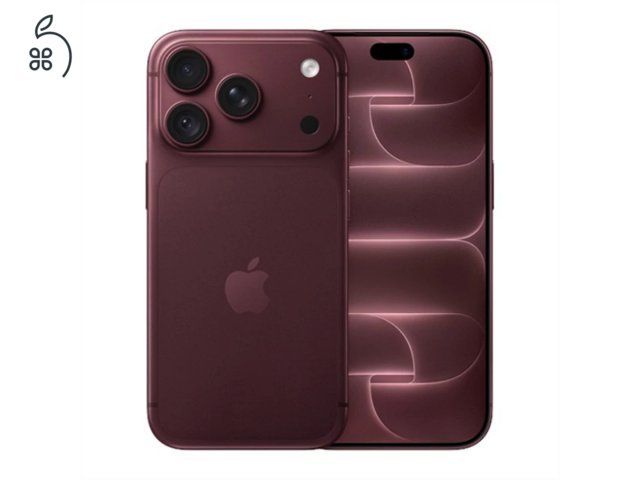 Új bontatlan iPhone 18 Pro 256 burgundi. ÁFÁs számla magyarországi termék