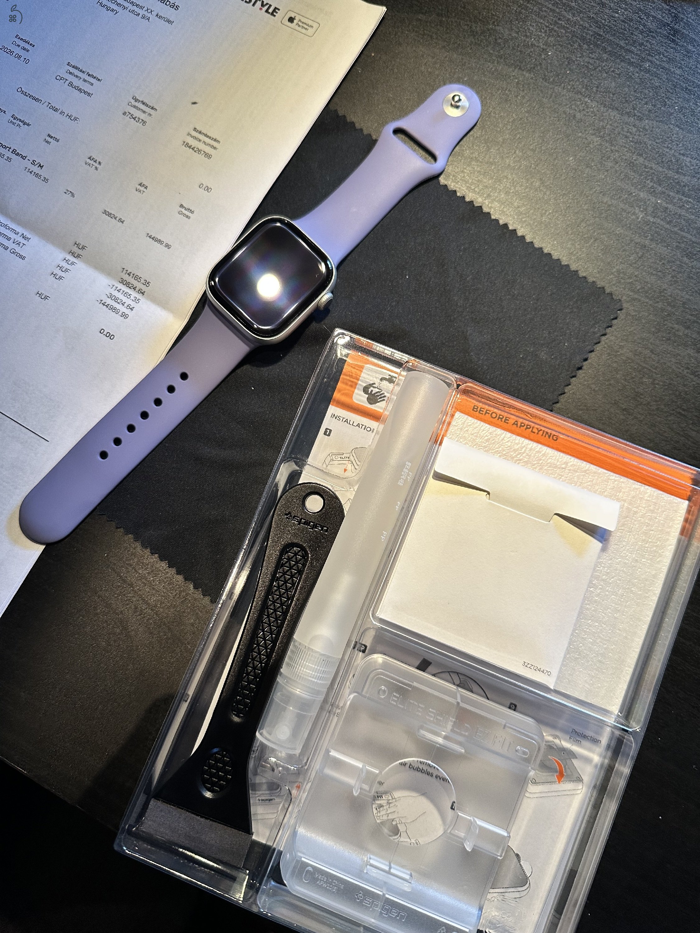 Apple Watch Series 11 42mm GPS Silver 2 hónapos, hibátlan, garanciás