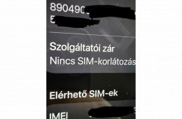Iphone 17 pro max 256GB, ezüst, 3 ciklus