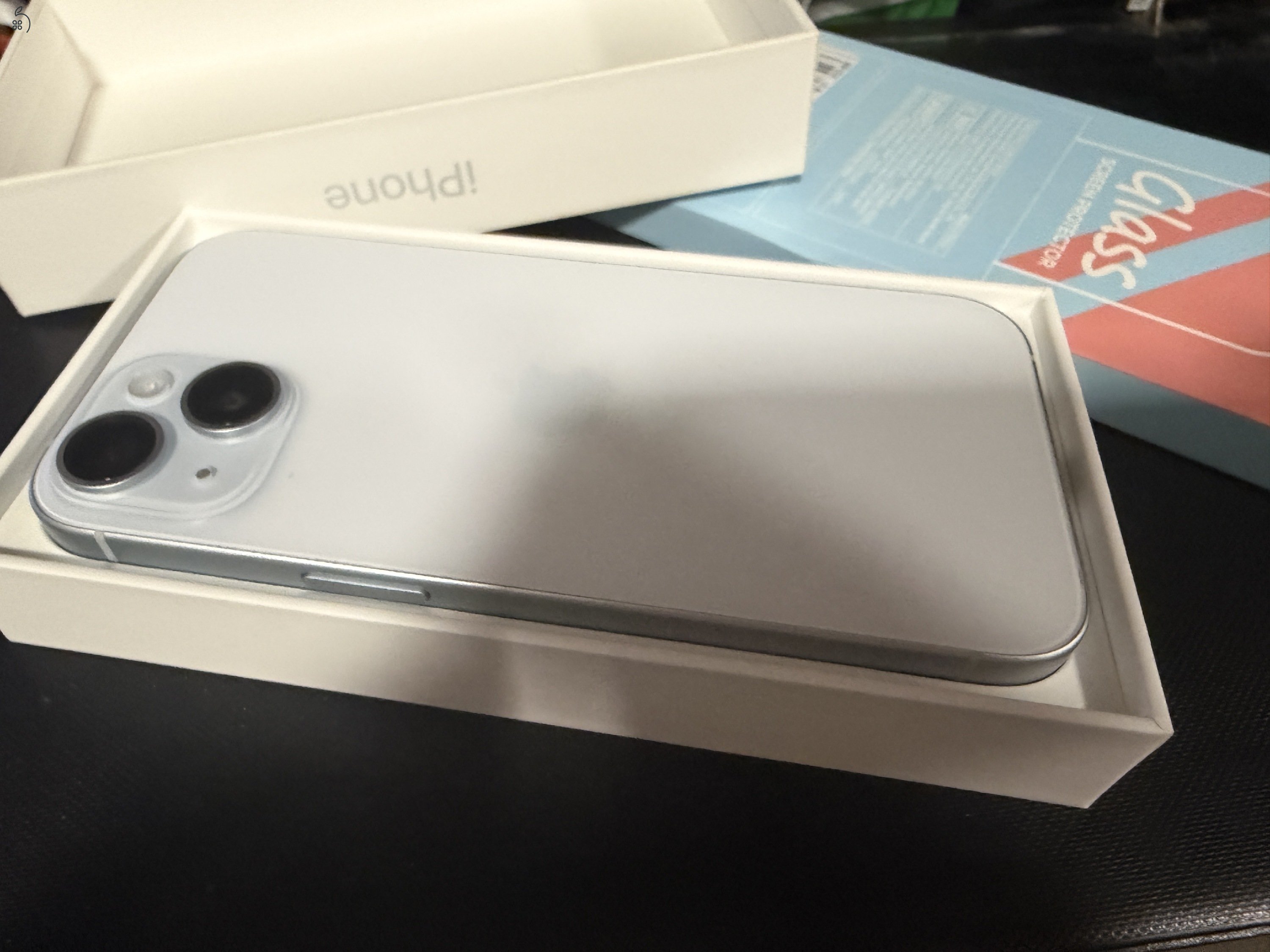 Iphone 15 128GB gyári dobozban védőfóliával