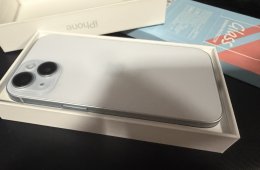 Iphone 15 128GB gyári dobozban védőfóliával