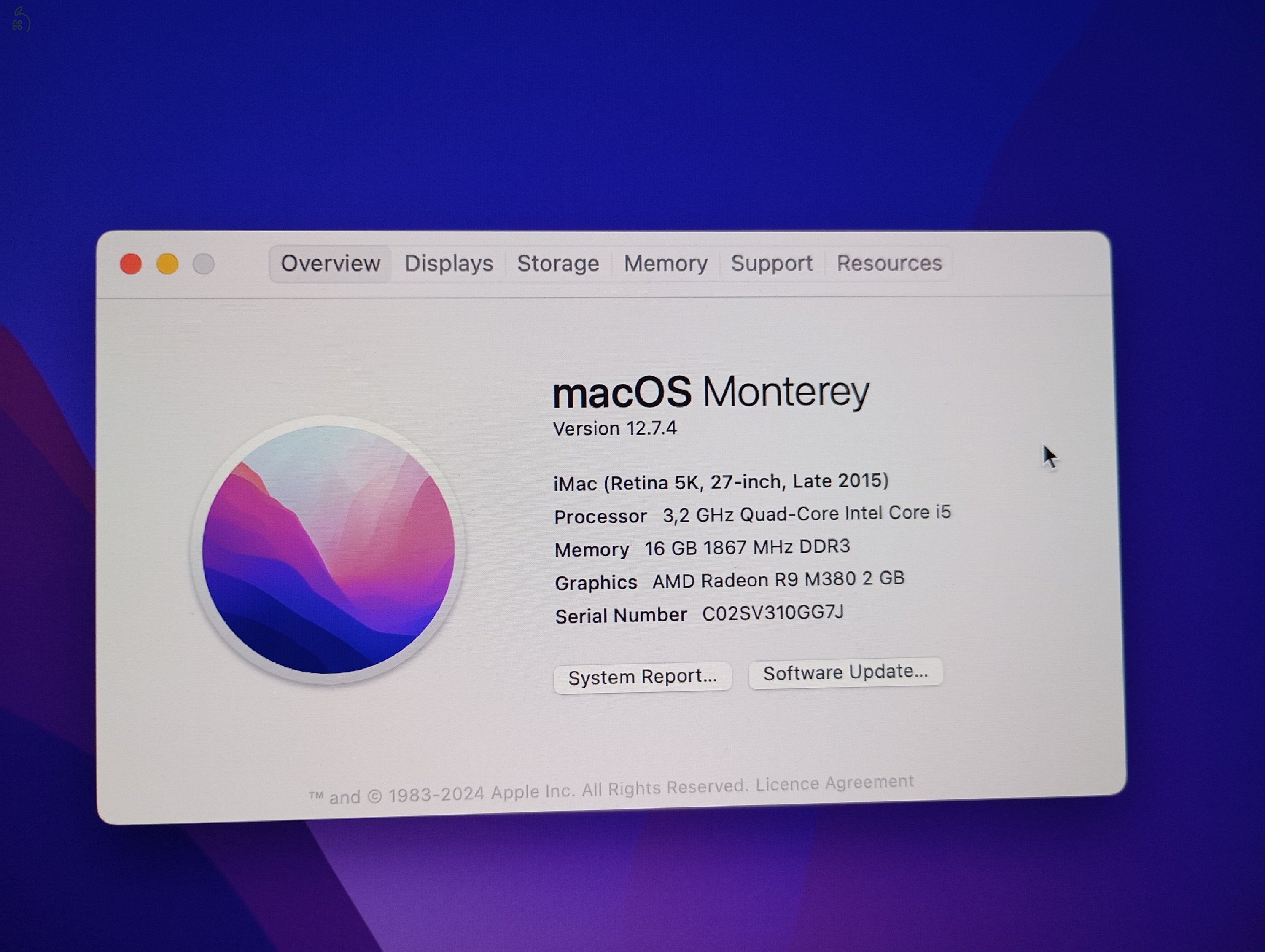ELADÓ alig használt Apple iMac 27