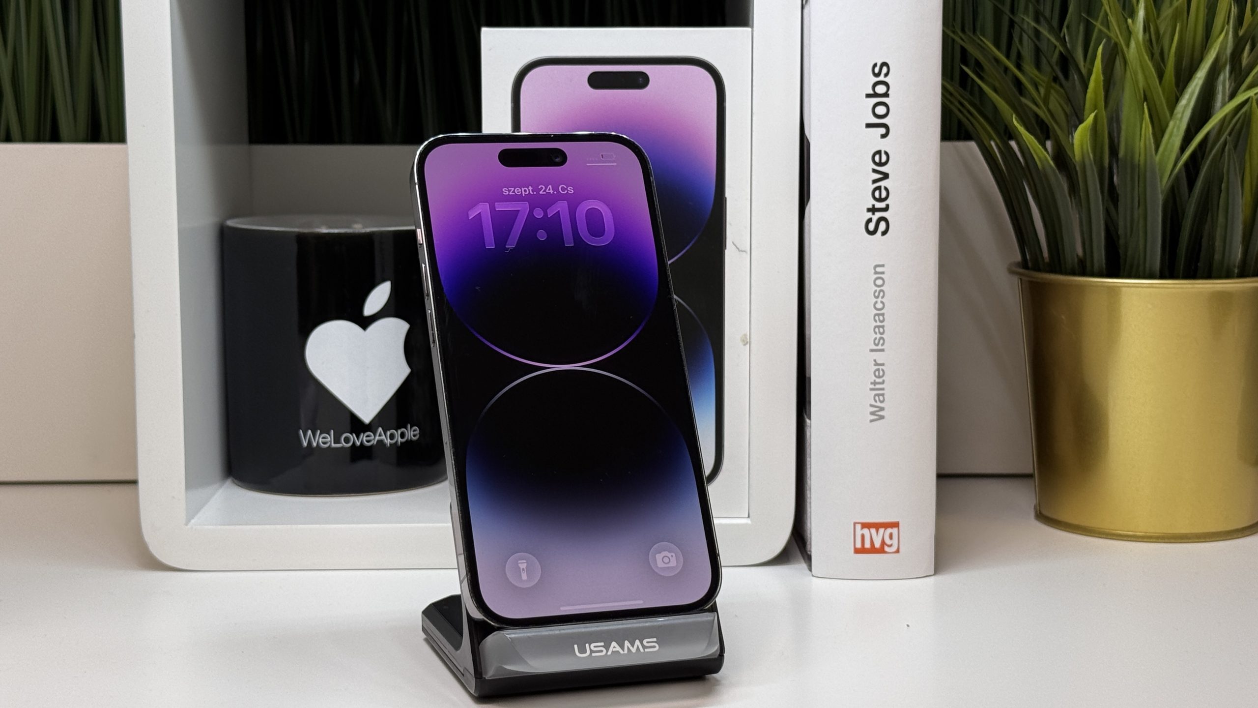 iPhone 14 Pro, 128GB, Lila, Független - Garancia, Számla, Lila, Számla, 2 Év Garancia