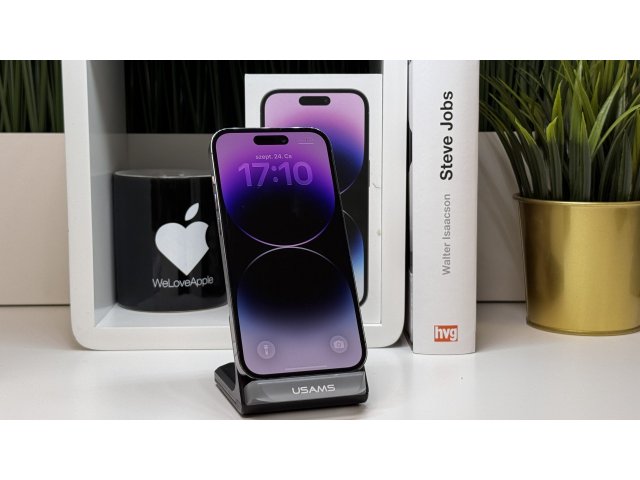 iPhone 14 Pro, 128GB, Lila, Független - Garancia, Számla, Lila, Számla, 2 Év Garancia
