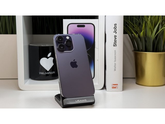 iPhone 14 Pro, 128GB, Lila, Független - Garancia, Számla, Lila, Számla, 2 Év Garancia