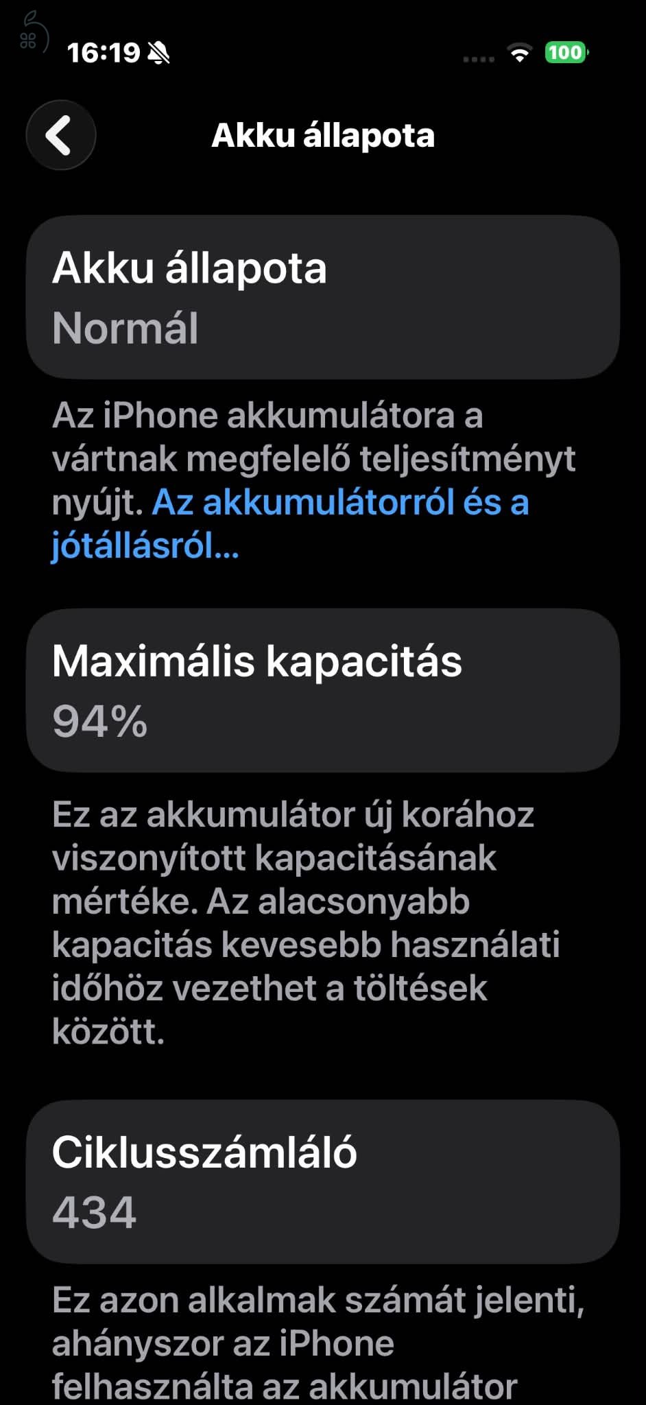 Megkímélt 16Pro One függő