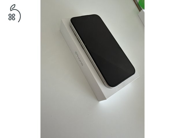 Eladó iPhone 15 Pro fehér titán 128 GB