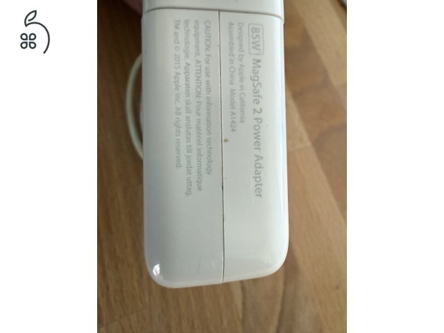 Eredeti Apple 85W MagSafe 2 töltő – A1424 – MacBook Pro