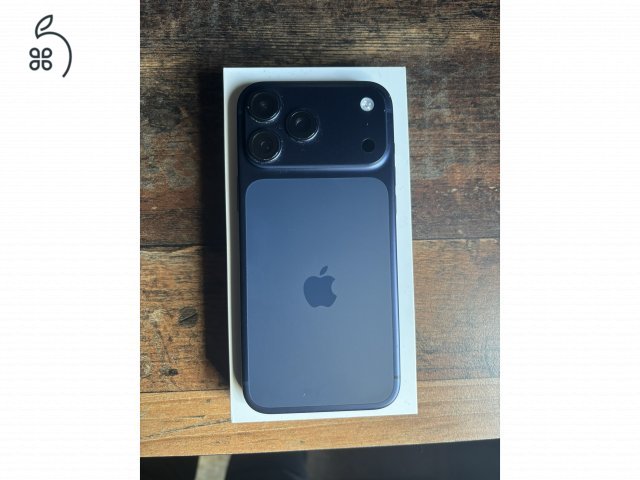 iPhone 17 Pro Max kék 256Gb + Nomad Bőrtok 100% akku