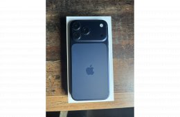 iPhone 17 Pro Max kék 256Gb + Nomad Bőrtok 100% akku