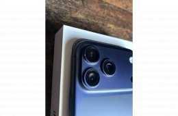 iPhone 17 Pro Max kék 256Gb + Nomad Bőrtok 100% akku